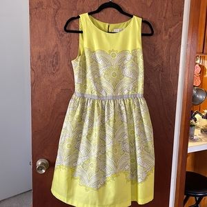 Stunning, citron, spring dress from Loft